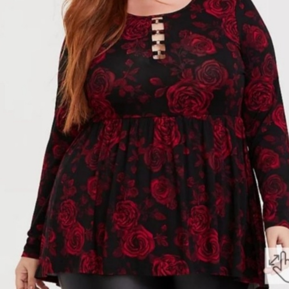 Sexy floral top